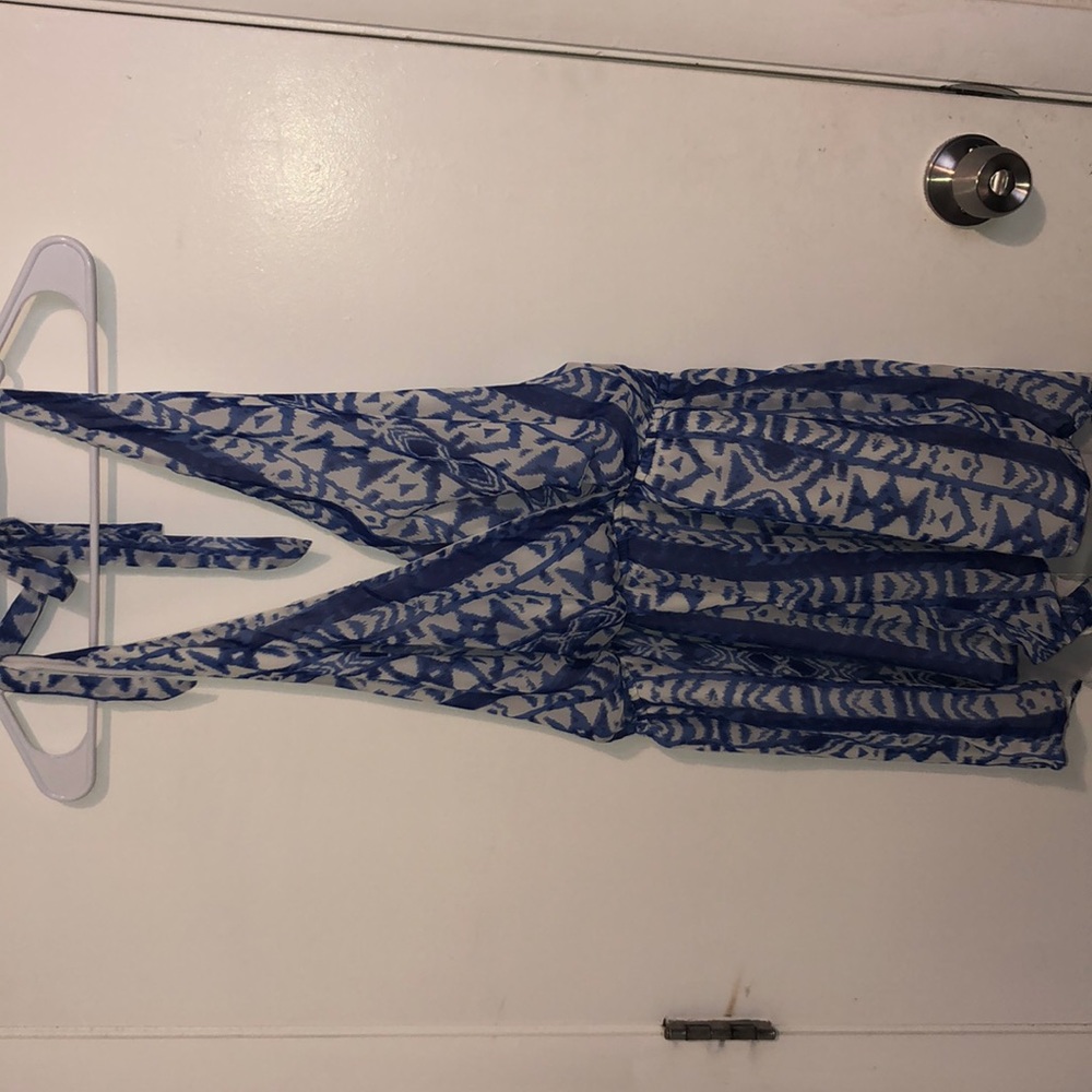 Halter Top Blue Romper